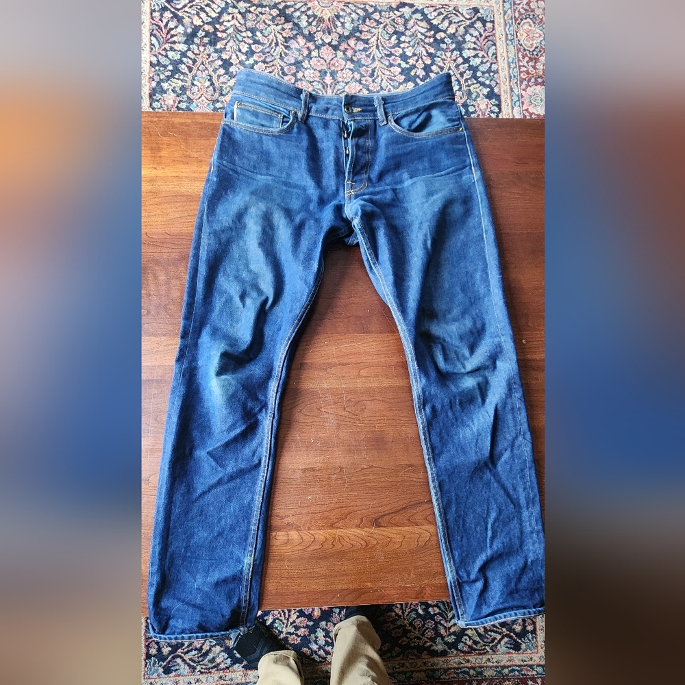 USA Made Bravestar Selvege Jeans, Cone Mills Golden Handshake Denim, Strongman